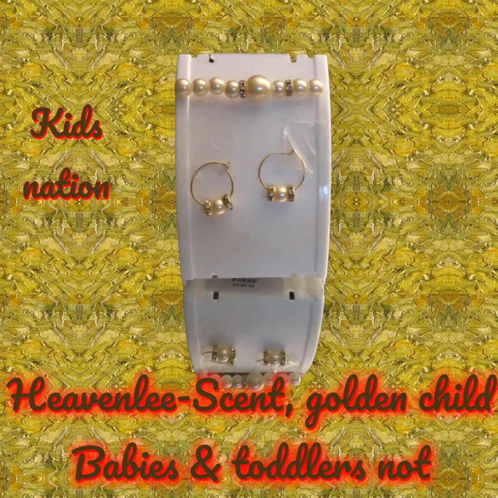 Heavenlee-Scent, glamour kids, golden child jewelry set